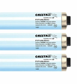 Brilliance Cheetah Ultra Extreme Bronzer F73T12 9.5% RDC Tanning Bulbs - Strong!