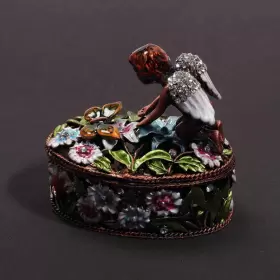 BD3695025 SHOP LC Crystal Enameled Angle Trinket Box Storage #2
