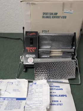 PT9-F SPERTI Sunlamp Desert Box Manual #2