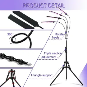 085353614050 VELIFIX Tanning Lamp Thearpy Light Stand Fo #2