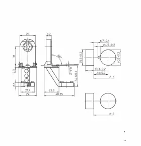 PL28600 VOSSLOH-SCHWABE Tanning Bed Lamp Holder Socket Pin #2