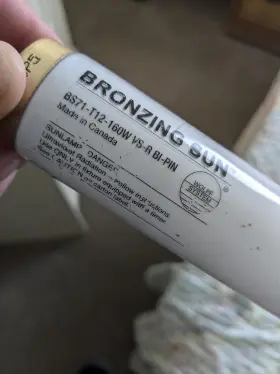 BS71-T12-160W WOLFF Bronzing Sun Vs Pin Bulbs