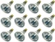 GE 48069 125 Watt R40 Infrared Heat Reflector Light Bulb Lamp - Pack of 12