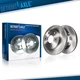 13.98 inch (355mm) Pair Front Disc Brake Rotors Set for Cadillac CTS STS 6 Lugs