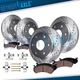 Front Rear Disc Rotors Ceramic Brake Pads for 2004 2006 2007 Cadillac CTS STS