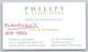 2010s 2020s Business Card Philips & Associates Grand Rapids MI Vtg