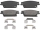 Rear Brake Pad Set 91CTRB58 for STS SRX CTS 2011 2005 2004 2006 2007 2008 2009
