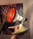 Vintage GE Heat LAMP 1984 Model HLK4 with Working Infrared Bulb MCM Very Hot