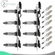 Ignition Coils + Spark Plugs For Cadillac SRX 2004-2006 STS 2005-2006 4.6L UF372